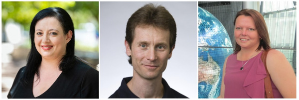 Mary Adam, Nathaneal Scherer and Anita Trenwith