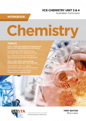 SASTA Chemistry VCE Digital Workbook cover FA